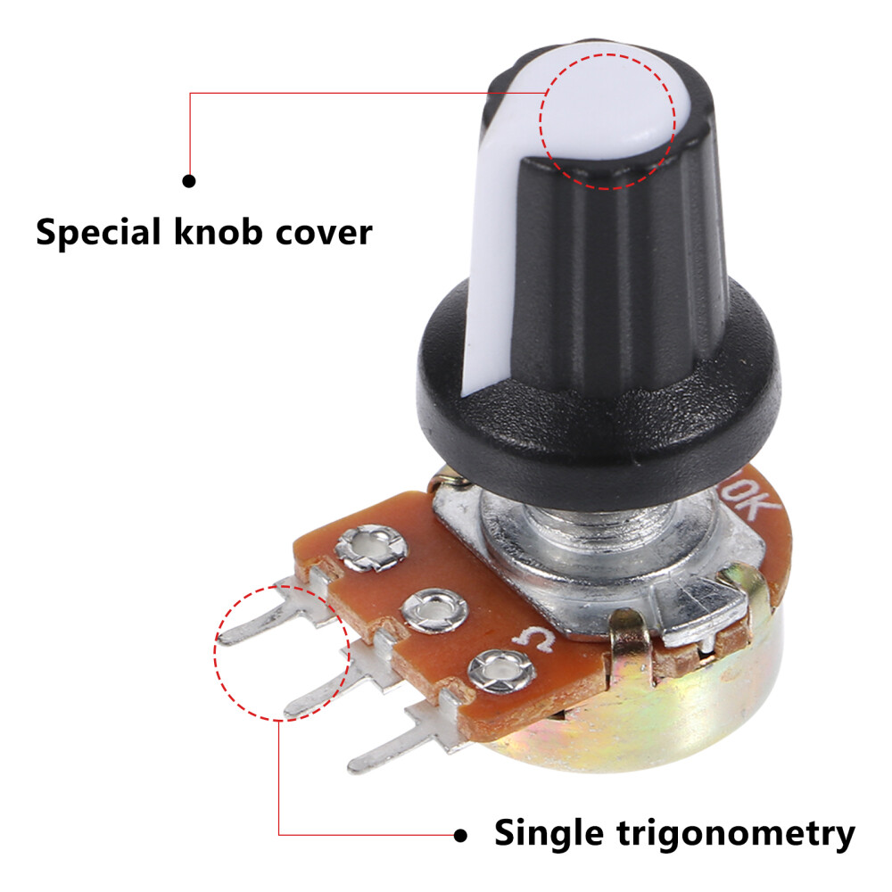 10pcs Volume Control Potentiometer On Off Potentiometer Potentiometer Switch