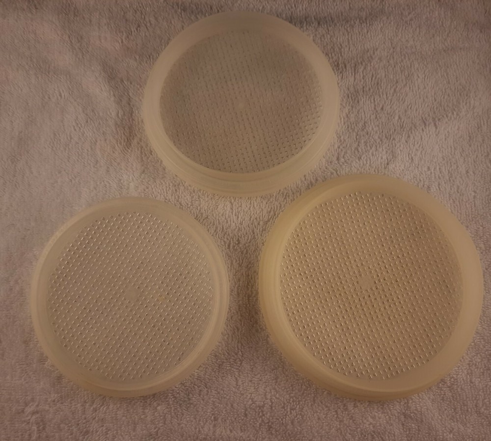 Vintage Tupperware Triple Sifter 354 4 Pieces Complete