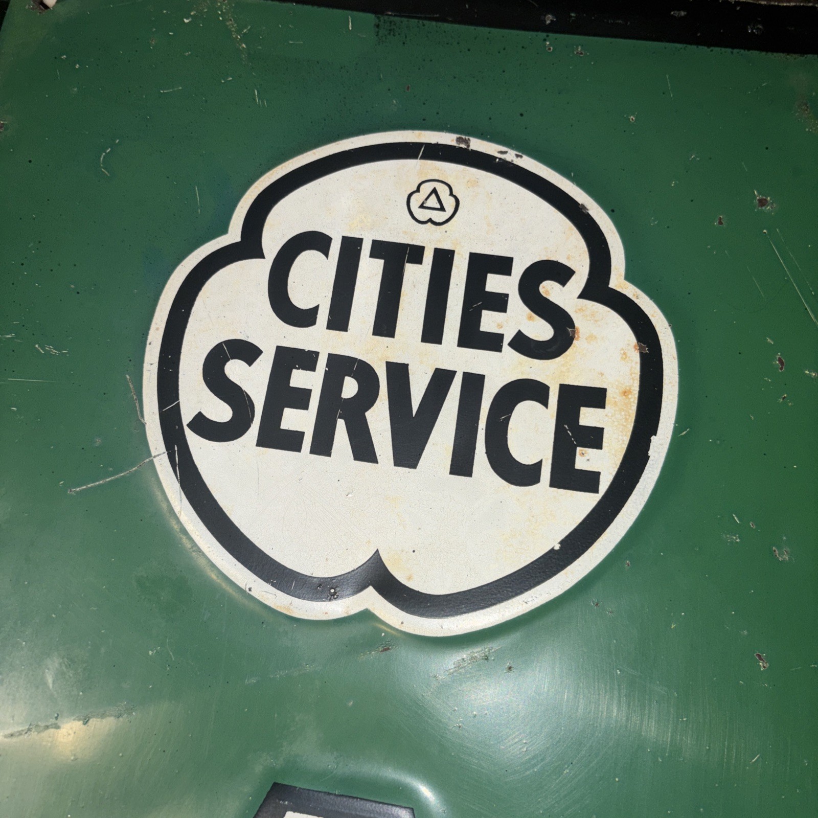 Vintage Rare Cities Service Acme Tire Vertical Sign 60”HX18”W