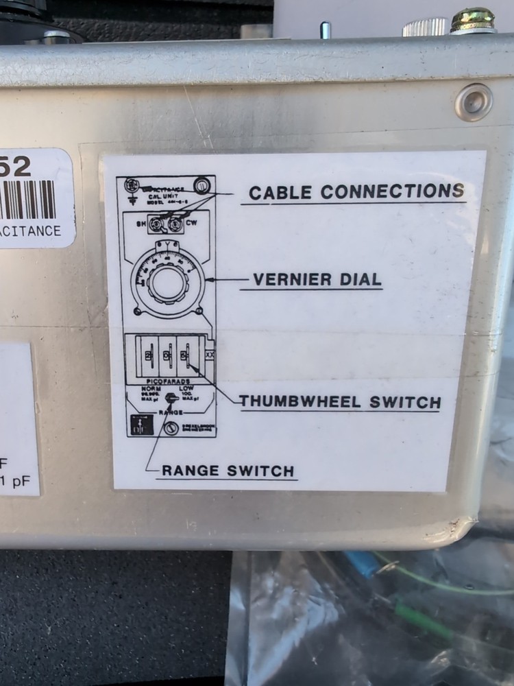 Drexelbook Portable Calibration System Capacitance Box Model Number 401 1820...
