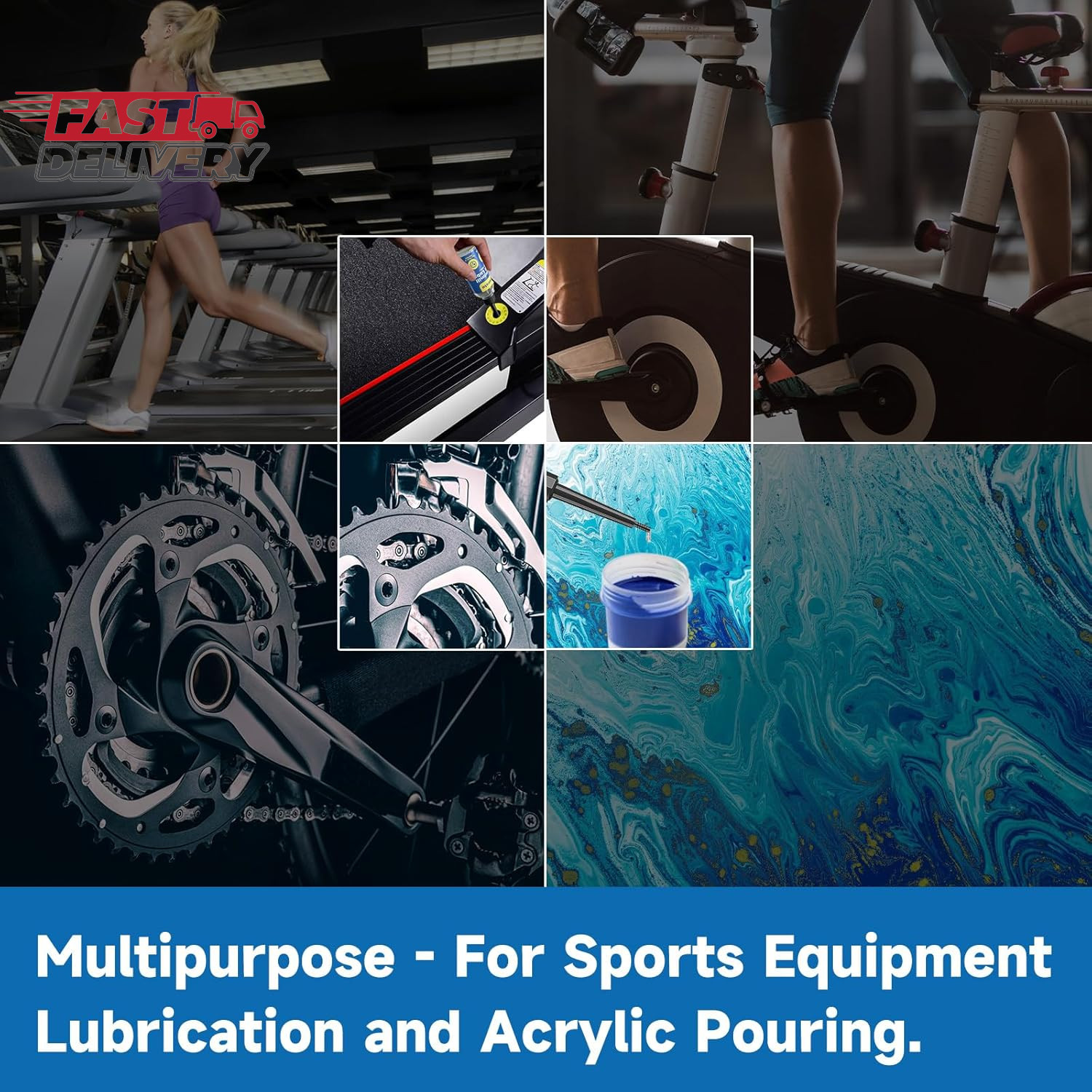 Treadmill Lubricant for Belt, 100% Silicone Treadmill Belt Lubricant, Treadmill