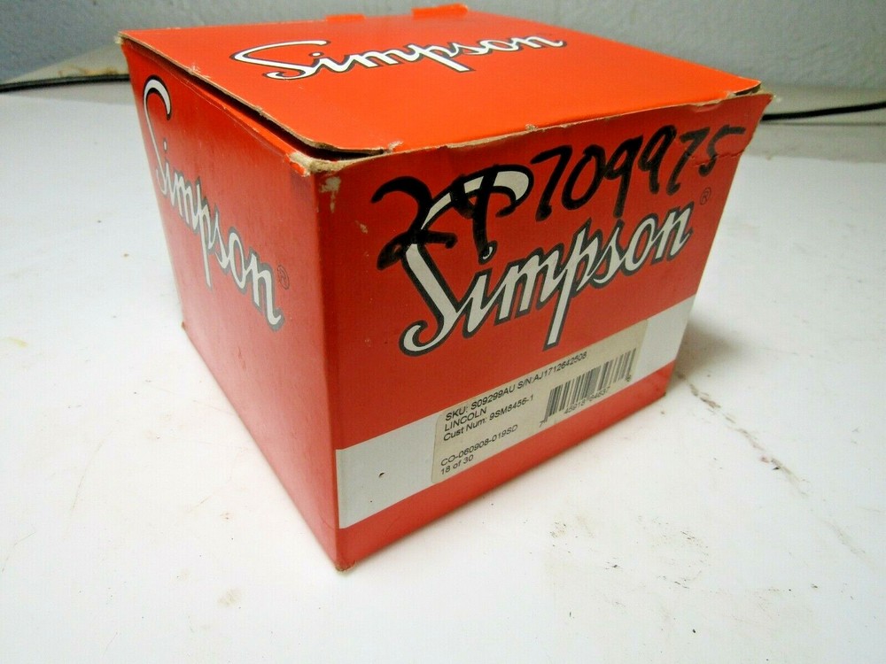 NEW SIMPSON S0922AU AC VOLT PANEL METER 0-60 VAC