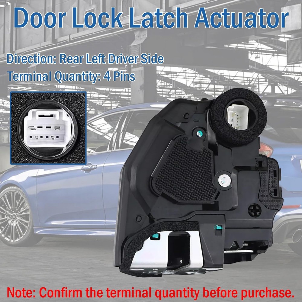 Rear Left Side Door Latch Lock Actuator Compatible for 4Runner Rear Left