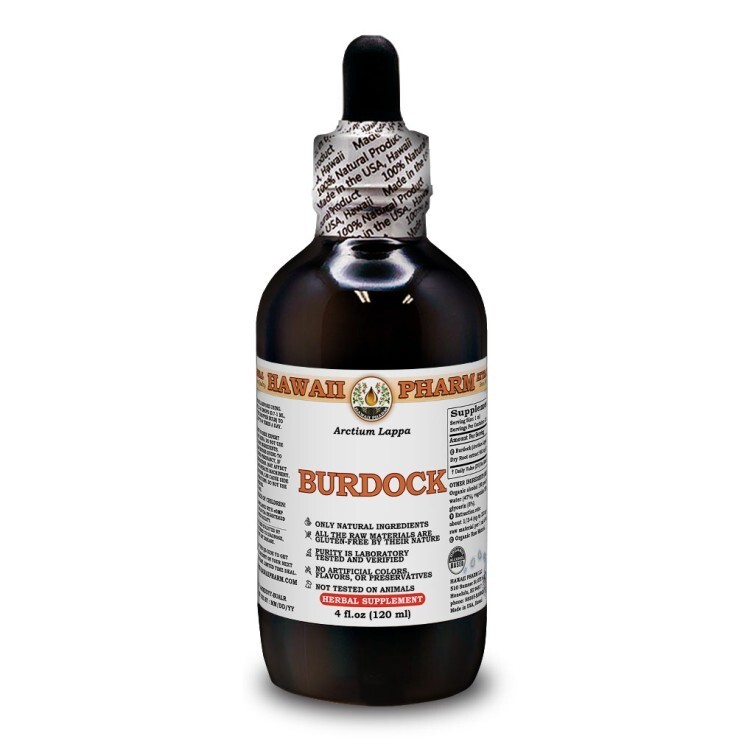 Burdock Liquid Extract, Burdock (Arctium Lappa) Dried Leaf Tincture