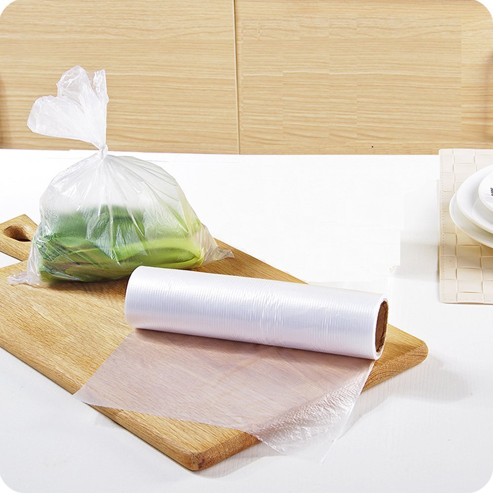12"x20'' Plastic Produce Clear Bag on Roll 350 Bags / Roll Bread Fruit Vegetable