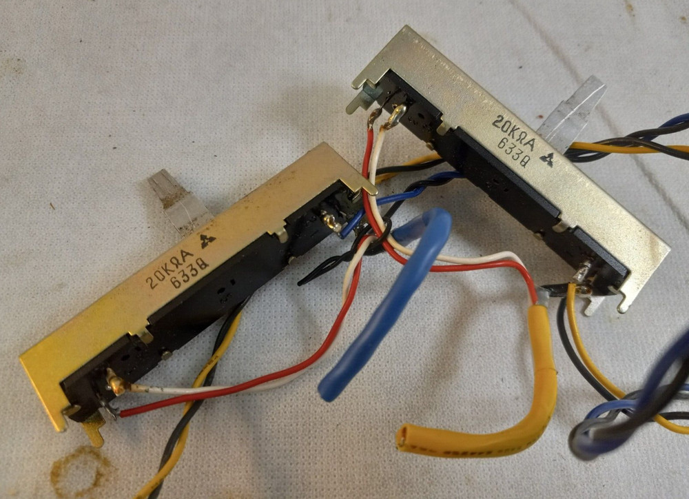 TECHNICS RS-263US LEVEL 1 SLIDER ASSEMBLY Pair