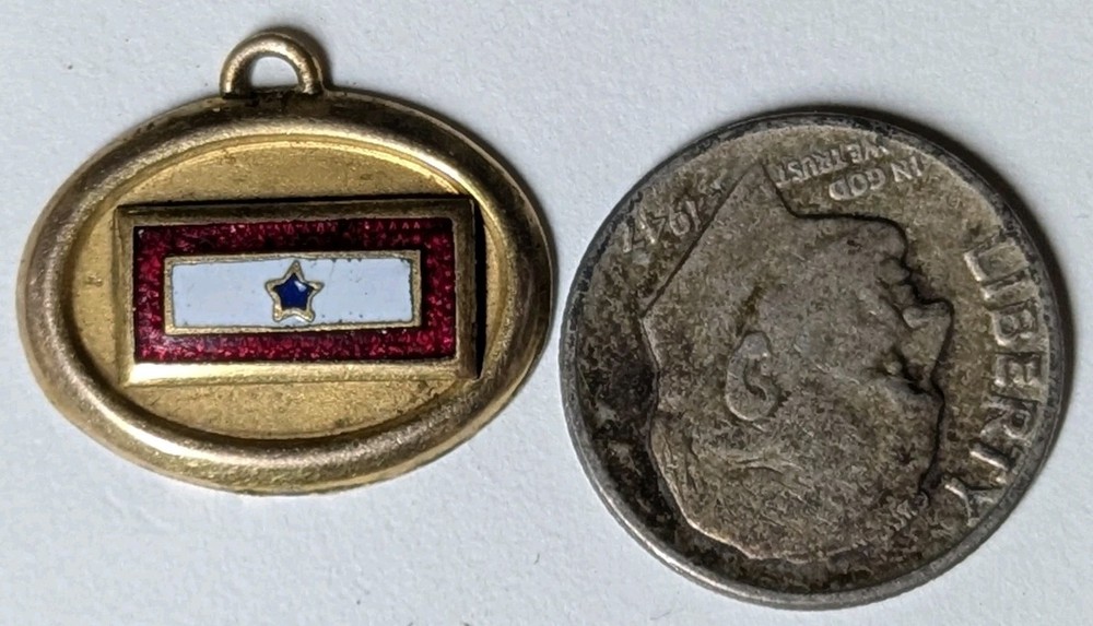 WW2 Son In Service Oval Pendant