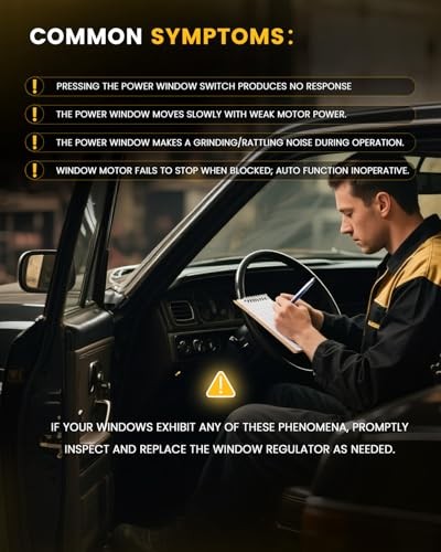 Power Window Regulator Without Motor Compatible with Mazda Front Passenger Side