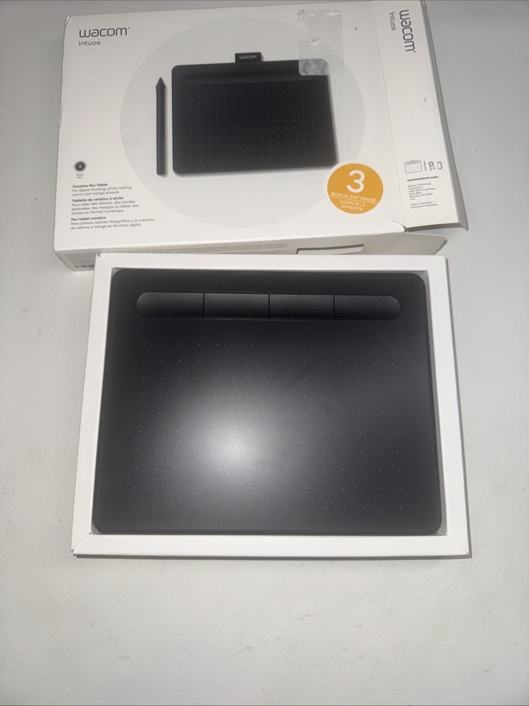 Wacom Intuos Creative Pen Tablet with Bluetooth - Medium, Black