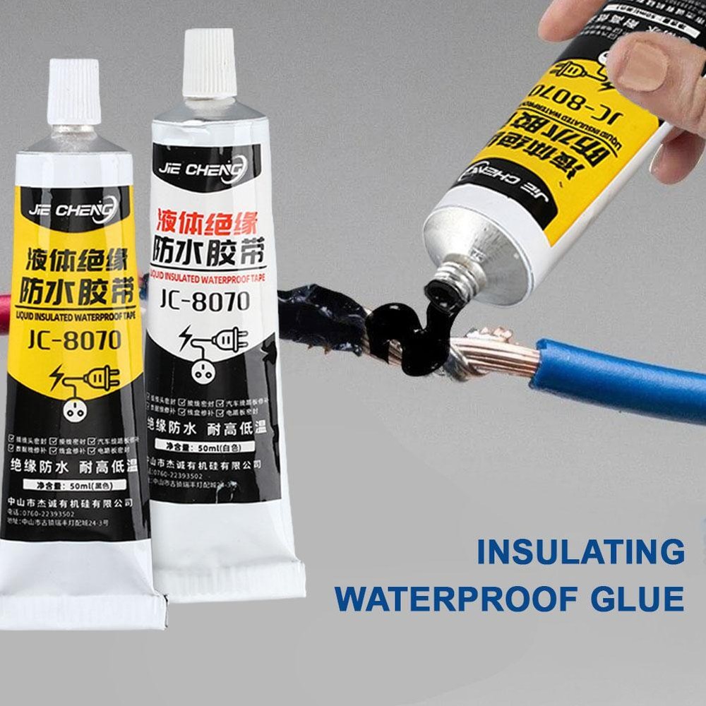 Liquid Insulating Waterproof Tape Electrical Cable Insulation Paste Glue { W7M1
