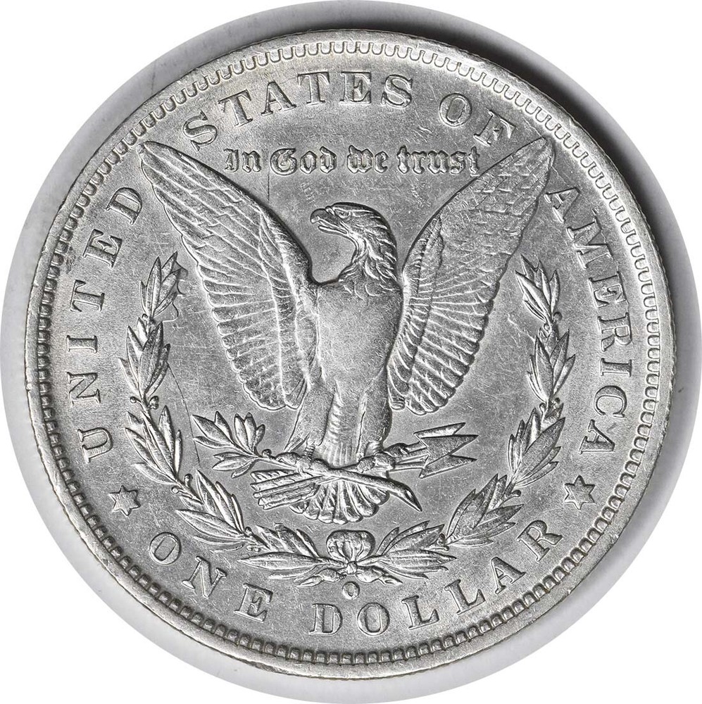 1889-O VAM 1A Morgan Dollar Clashed E EF Uncertified #623