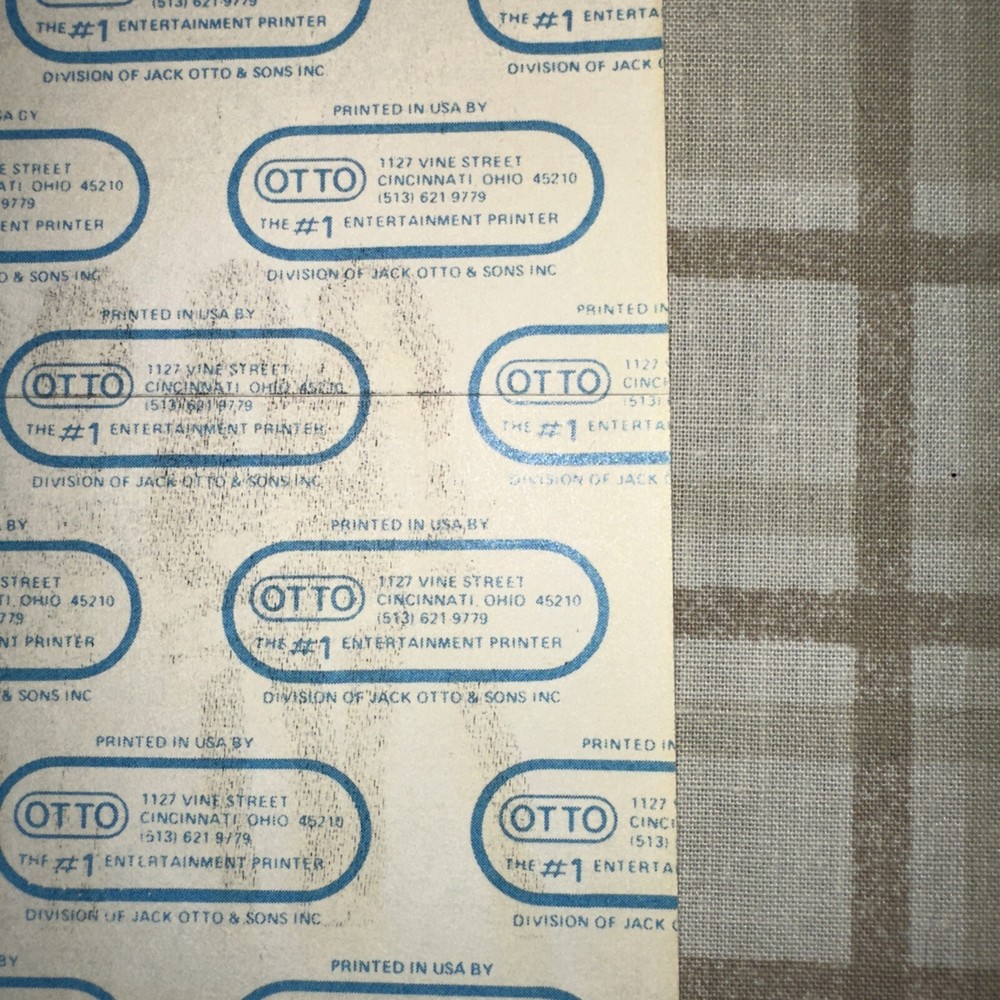 KISS backstage pass satin cloth sticker Asylum Tour AUTHENTIC CREW Rare Unused!