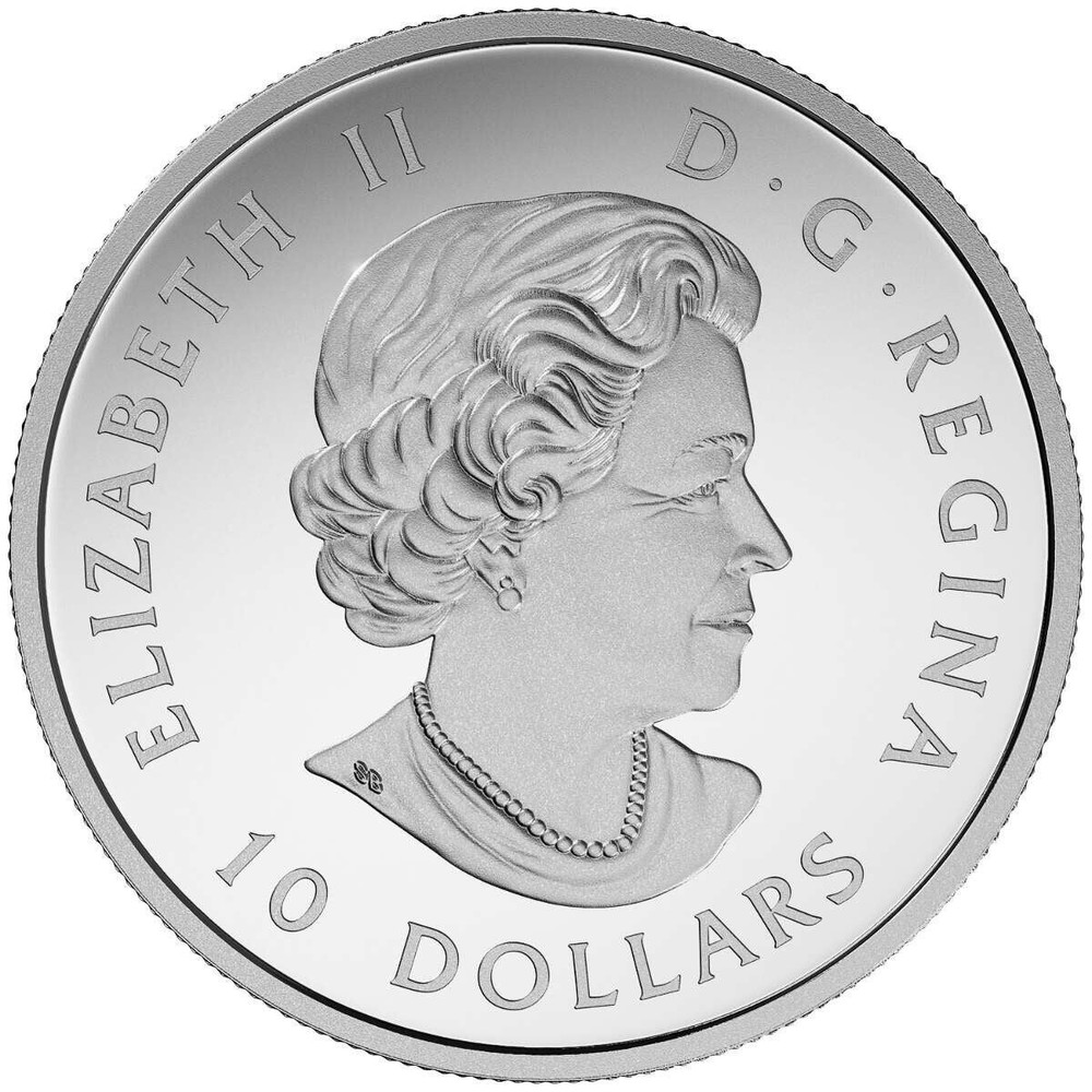 2017 $10 Celebrating Canada's 150th: Float Planes on River - Pure Silver Coin