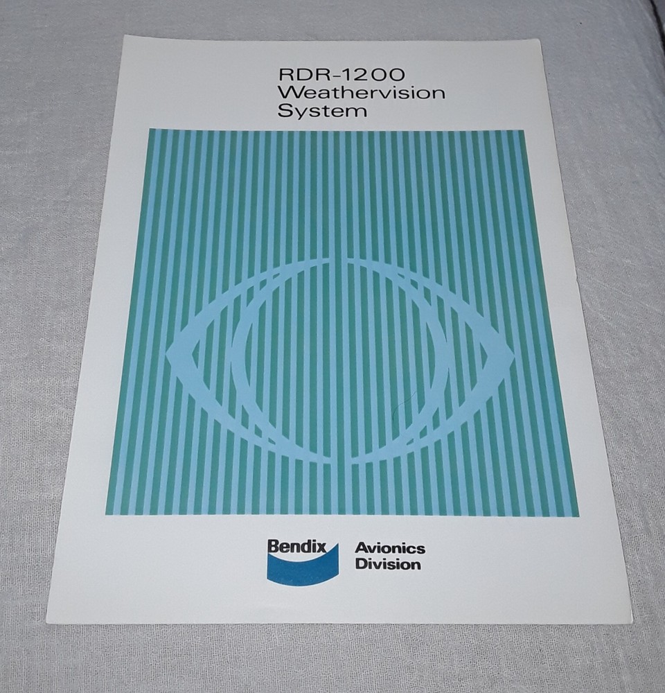BENDIX RDR 1200 WEATHERVISION SYSTEM SALES BROCHURE