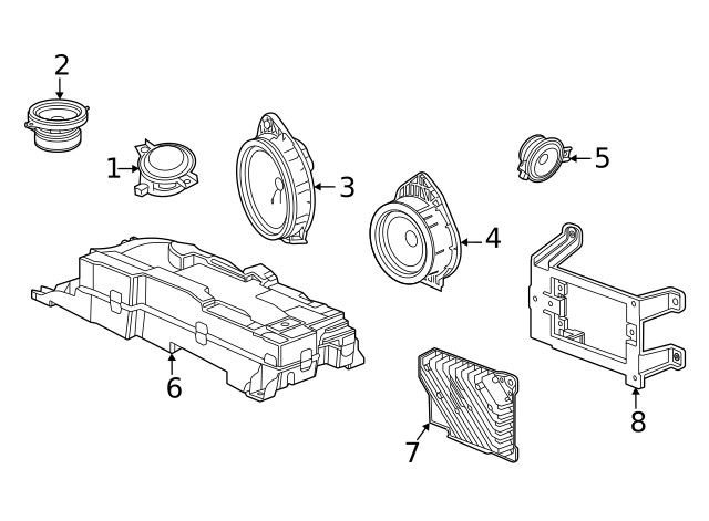 Genuine GM Amplifier 85573321