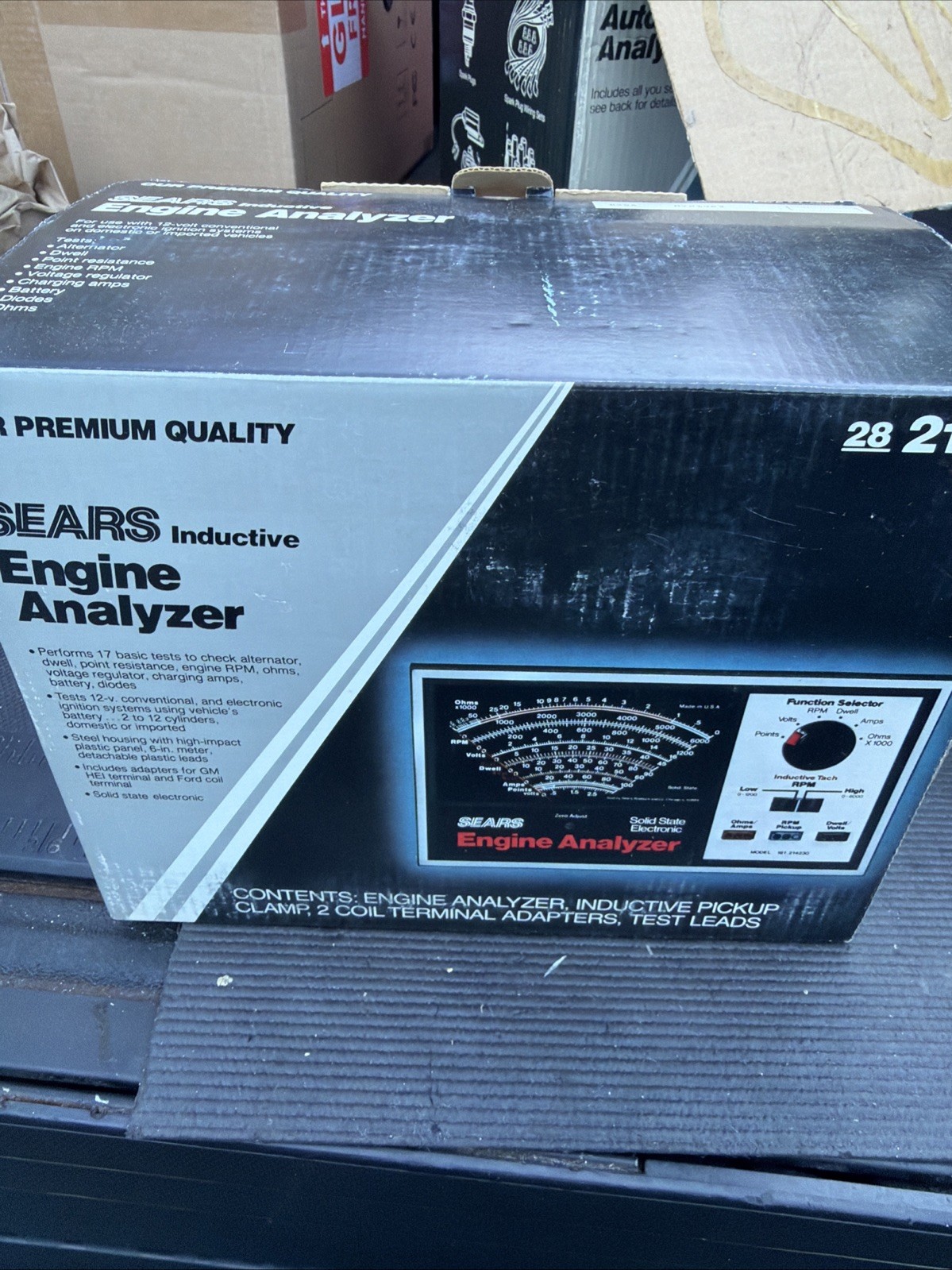Holy Grail Sears Craftsman USA Automotive Analyzing Kit 21585 Analyzer Timing Lt