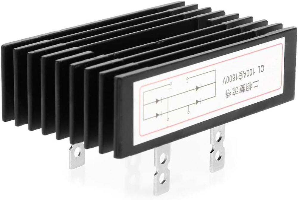 2 Phase Diode Bridge Rectifier 100A 1600V Voltage High Power Bridge Rectifier Fu