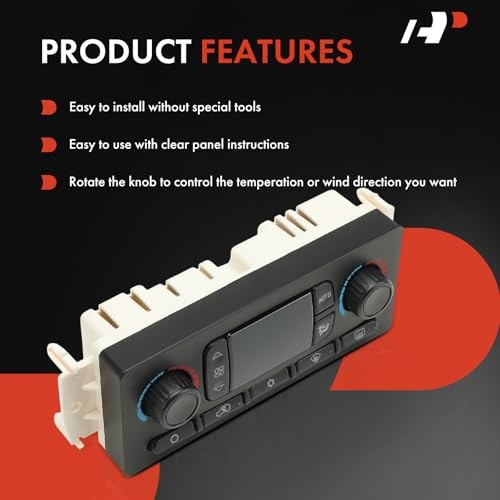 Automatic Climate Control Module A/C & Heater Control Panel - Compatible with