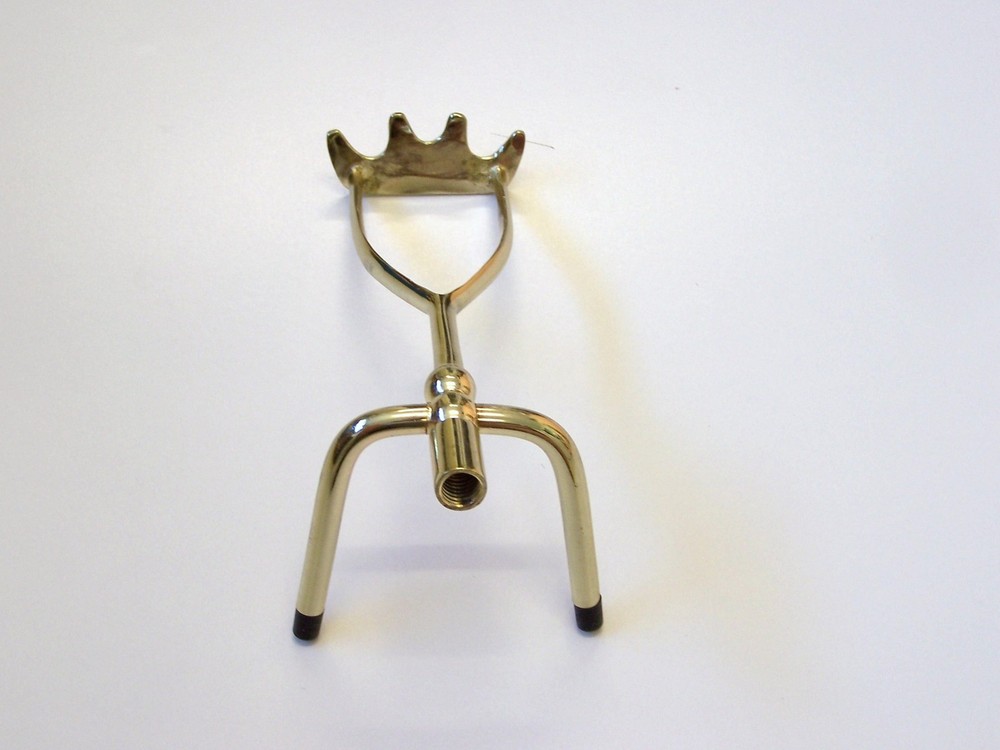 QUALITY Solid Brass Pool Snooker Billiard Cue EXTENDED Bridge SPIDER Jigger