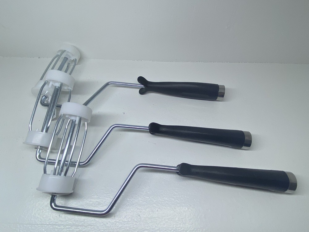 4" Paint Roller Handle/4-Wire Cage Frame /SET 3