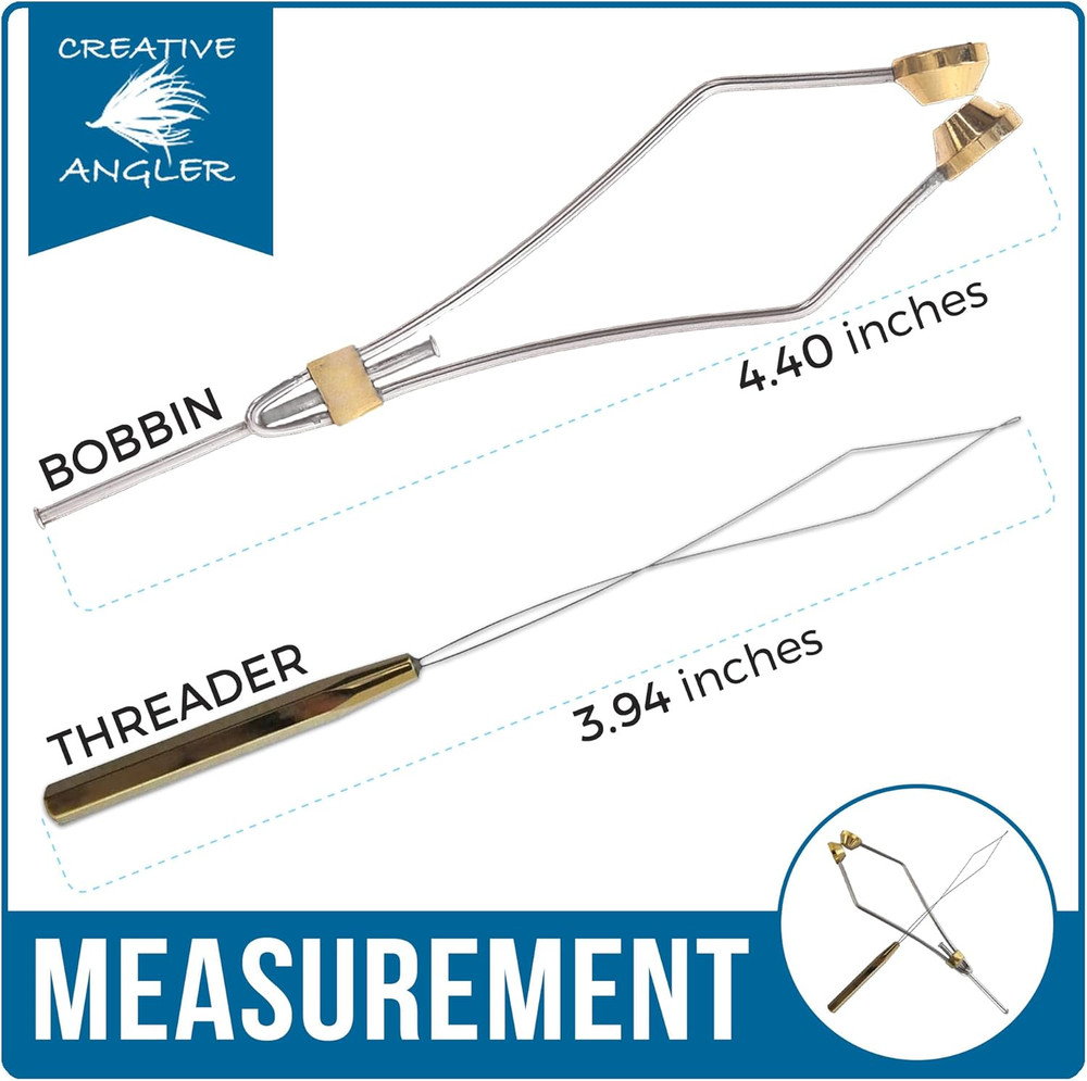 Fly Tying Bobbin and Threader Set - Essential Tools for Fly Tying