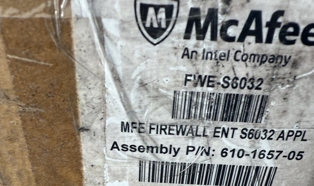 MCAFEE Firewall Enterprise S6032 Network Security/Firewall Appliance