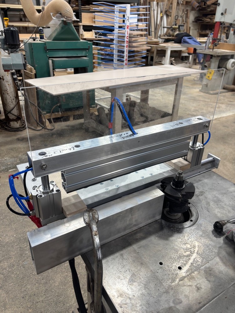 sliding tenoning coping shaper attachment