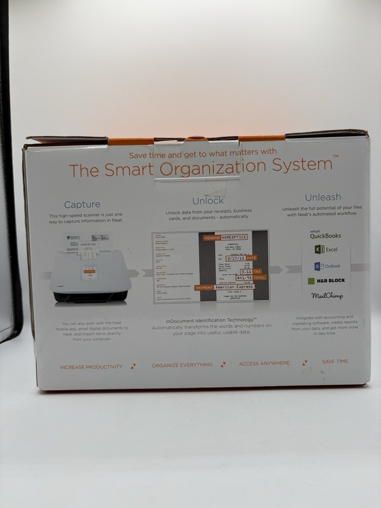 NEAT NC1000 Wireless Pass-Through Scanner - Cloud Scanner & Data Filing System