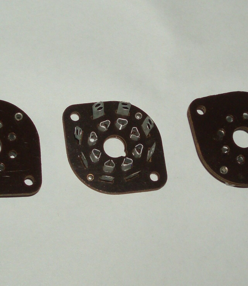 PARASET replica transceiver set of 3 WAFER octal sockets NOS