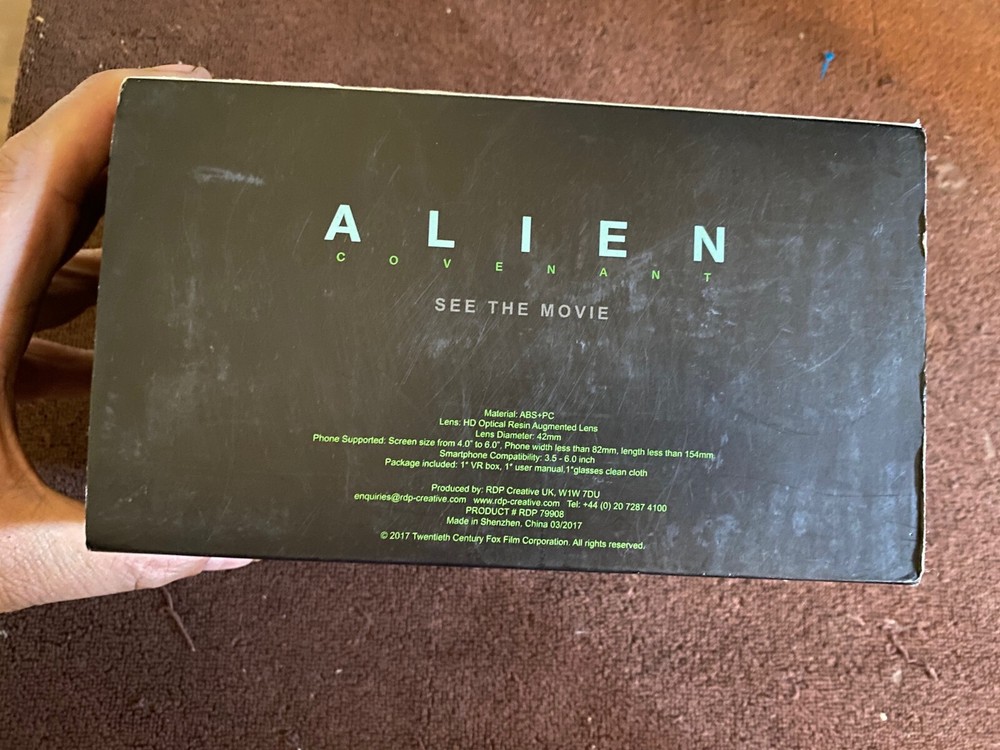 Alien: Covenant Smartphone VR Headset