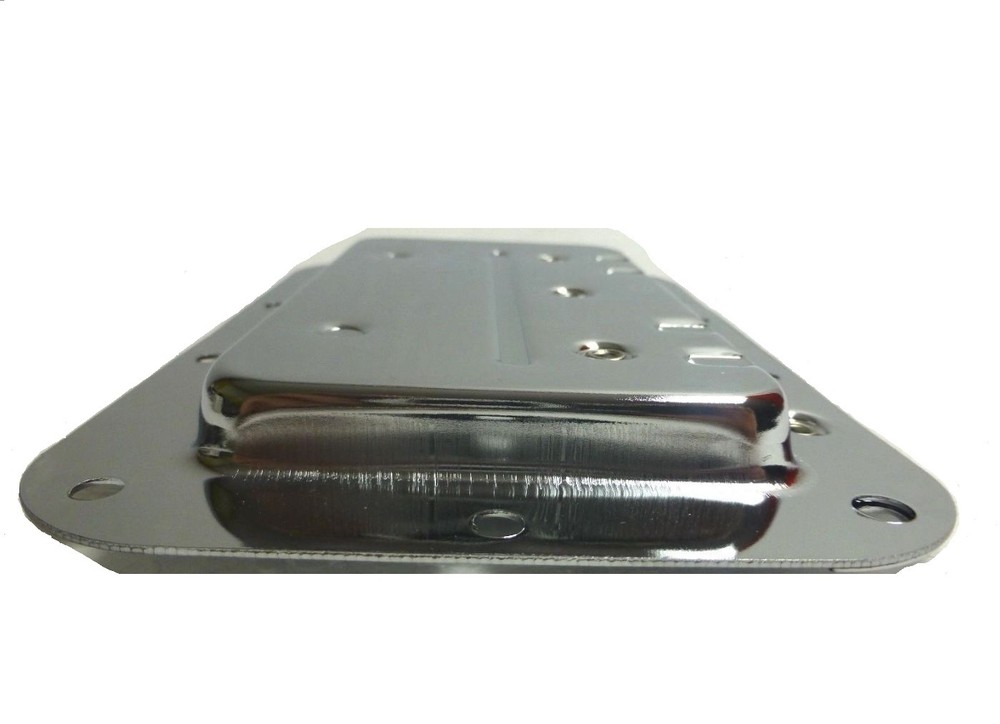 (2) Two Chrome Plated Spring-Loaded Recessed Handles For ATA Cases - Medium