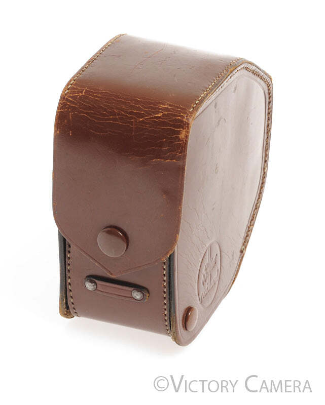 Bolex Brown Leather Ever Ready Case for B8 C8 [EXC]