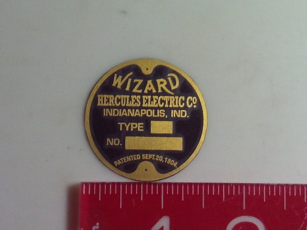 Wizard Magneto name tag Reproduction Nameplate