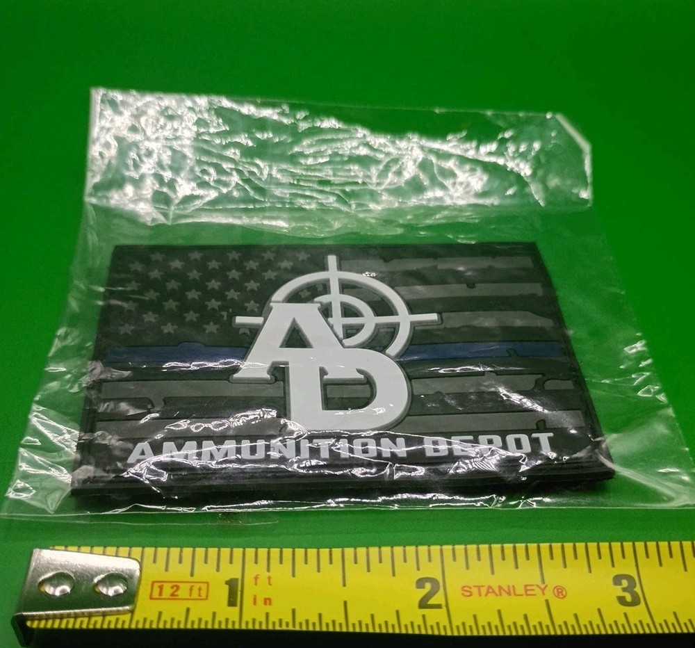 Glock, Ammunition Depot & Stealth Operator 3pc PVC Patch Set - Hook Backing NEW