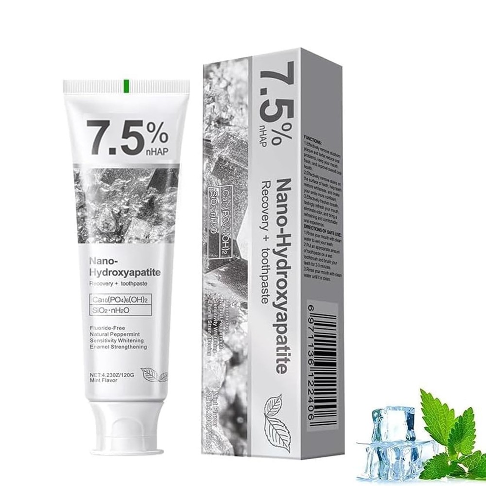 Hydroxyapatites Toothpaste, Deep Cleansing Toothpaste, Advanced Enamel Protectio