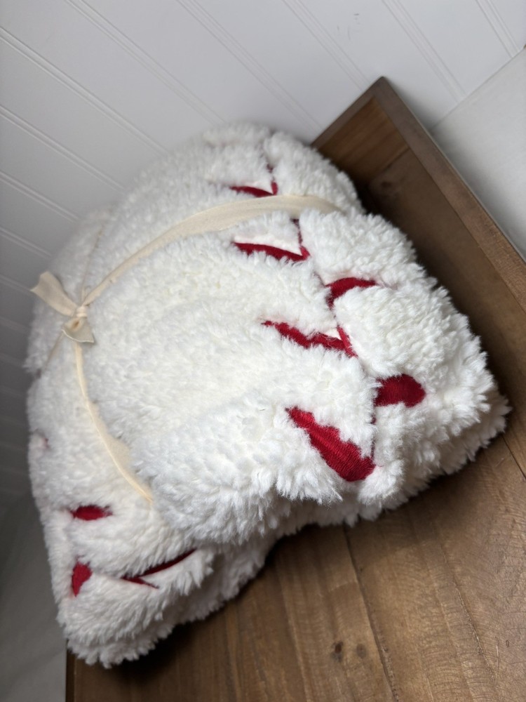 Pottery Barn Kids Anywhere Beanbag, Sherpa Baseball Slipcover Only 31”