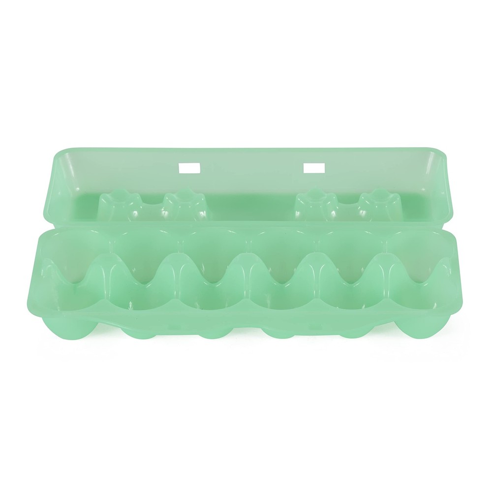TSETS12 Reusable Carrier Washable Storage Container Empty Plastic Chicken Egg...