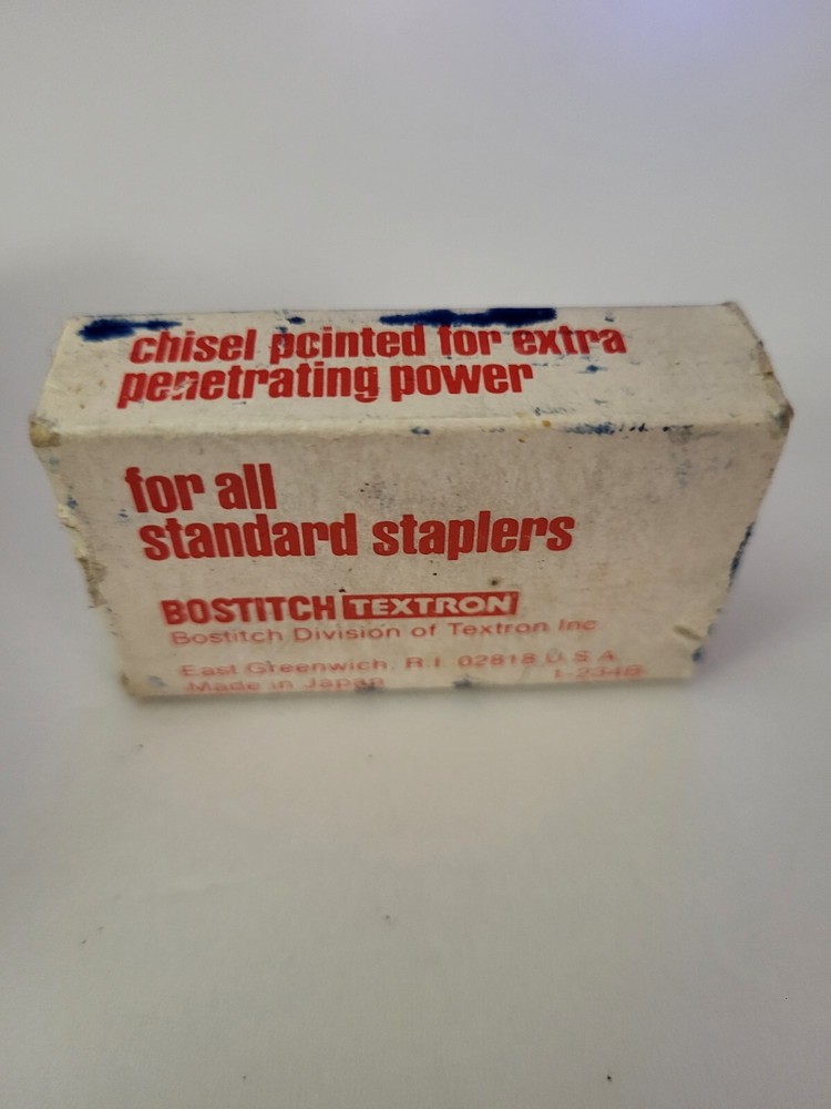 Bostitch No 50 Staples Open Box