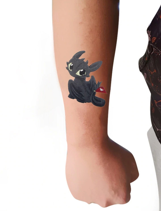 How To Train Your Dragon 2.5" TEMPORARY TATTOO
