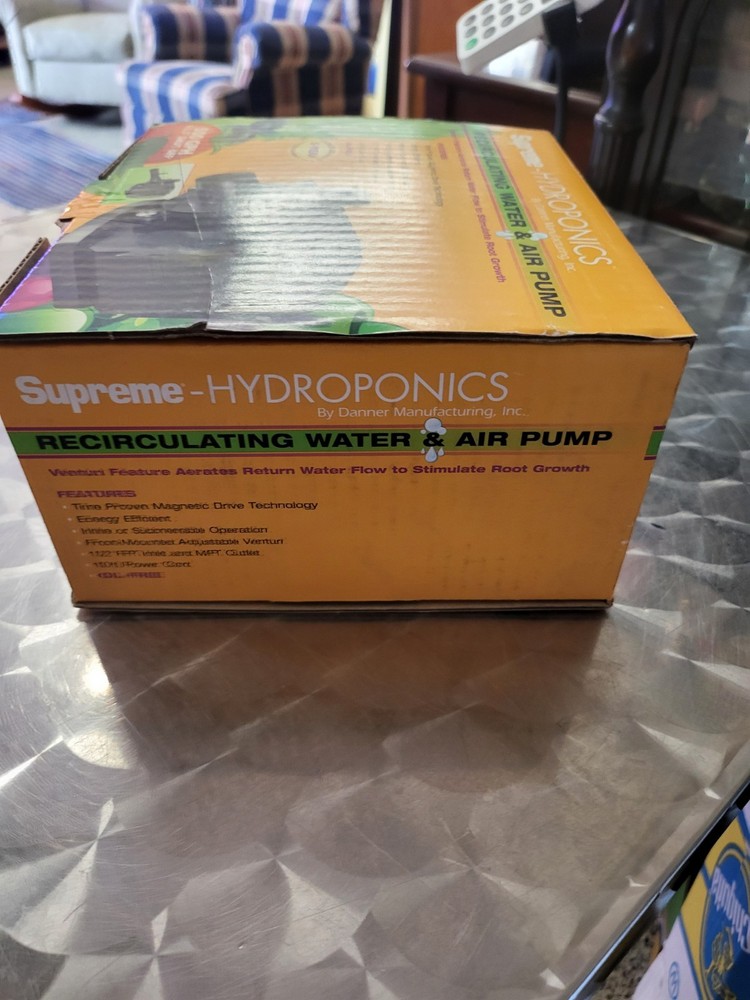 Supreme Hydroponics Recirculating Water & Air Pump