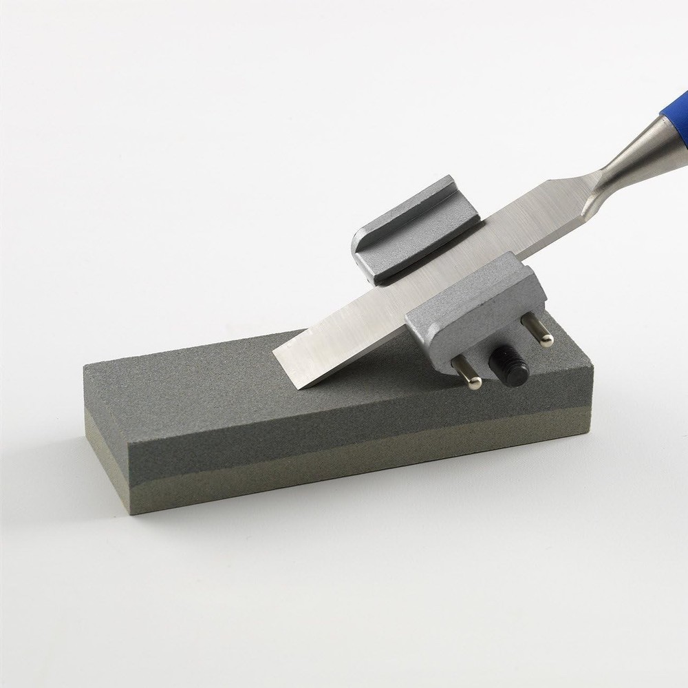 Fine/Coarse Aluminum Oxide Sharpening Stone 6in Gray