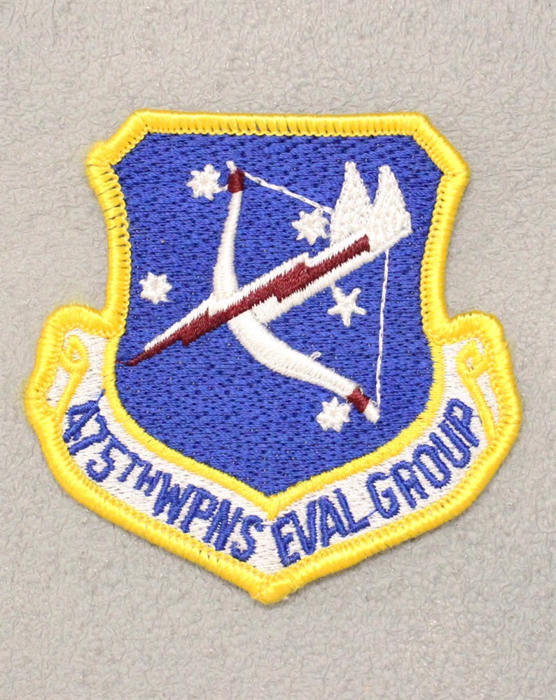 475th Weapons Evaluation Group - USAF Air Force Patch 1424