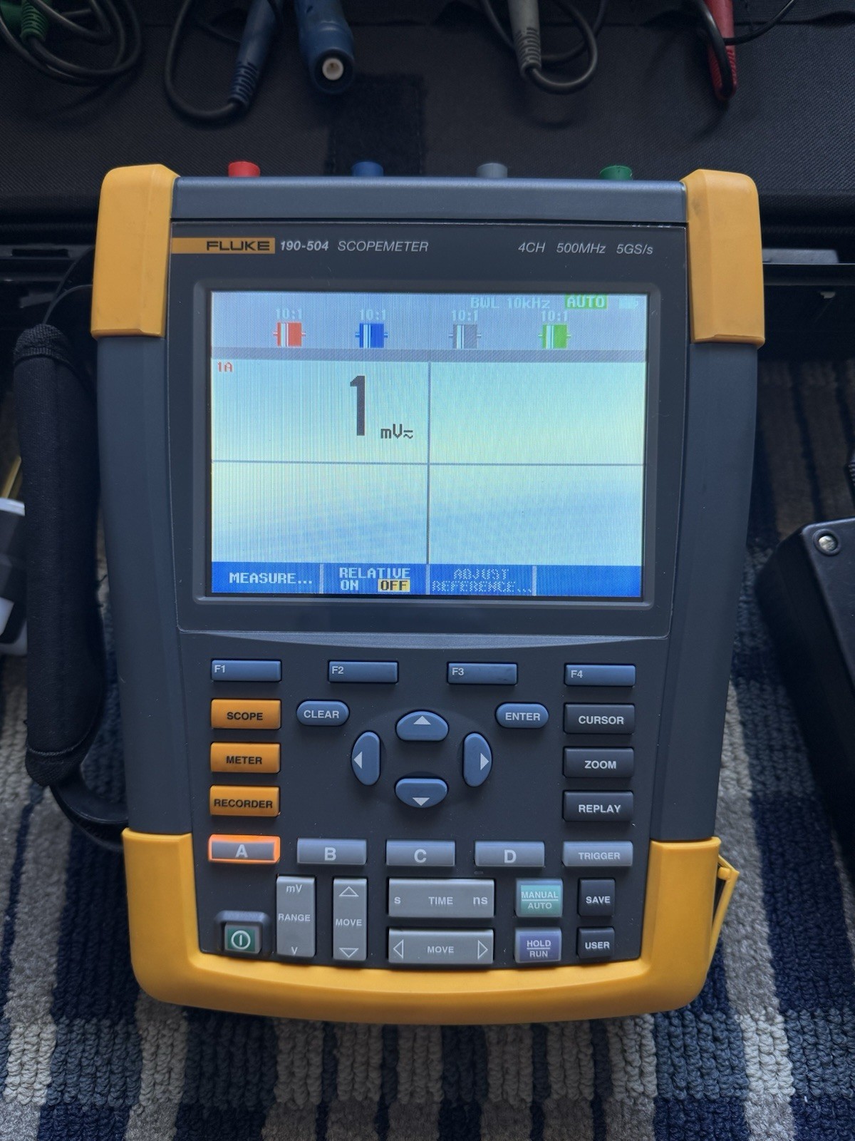 Fluke 190-504 | 4CH 500 MHz 5 GS/s Color ScopeMeter