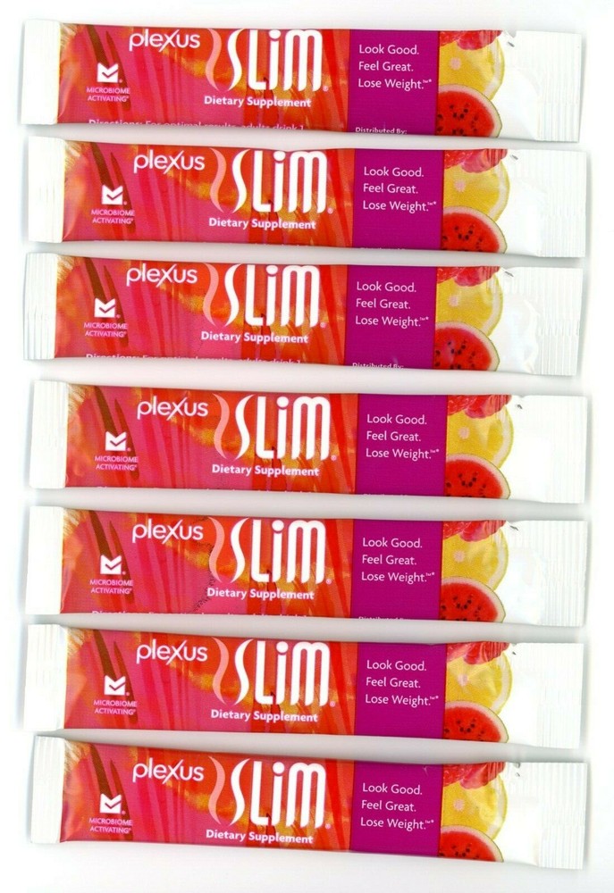 PLEXUS SLIM PINK DRINK 7 INDIVIDUAL PACKETS MICROBIOME ACTIVATING FORMULA SEALED