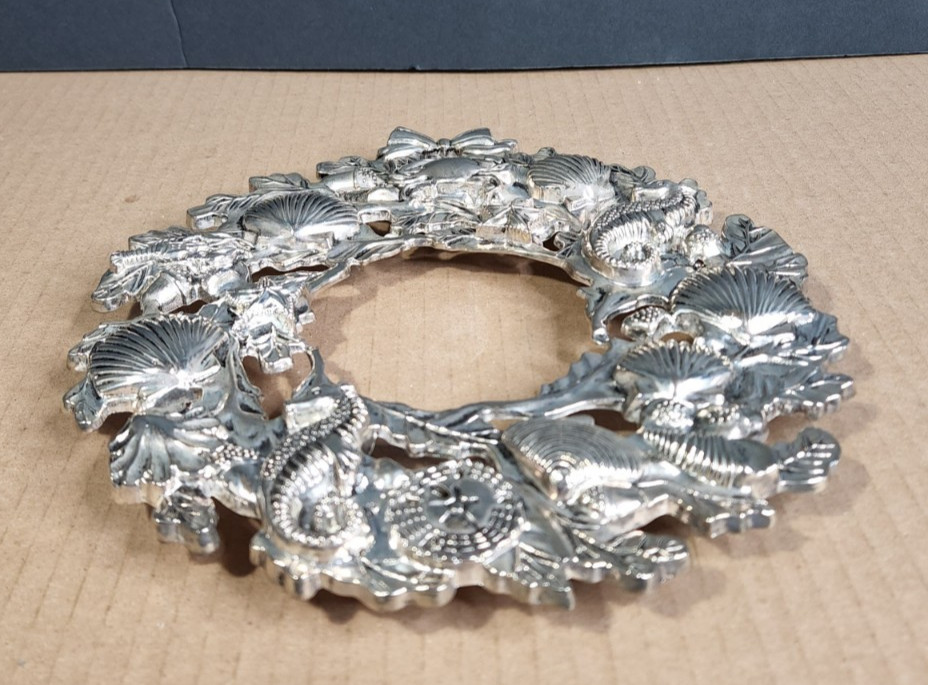 Estate Collection Home Accents Silver Plated Shell Trivet