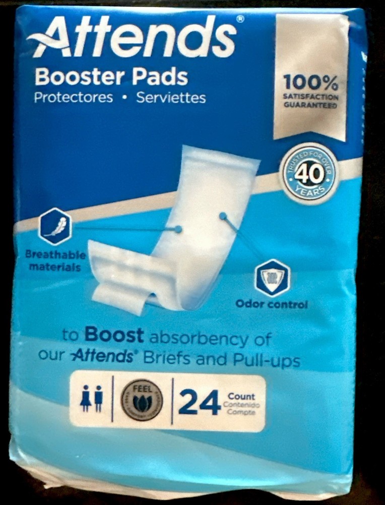 Attends Booster 24 Pads New