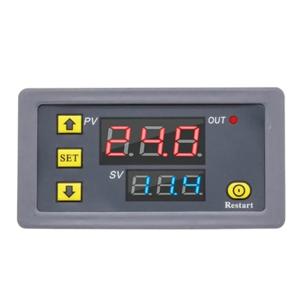 220V Digital Cycle Timer with Flexible Delay Functions and LED Display
