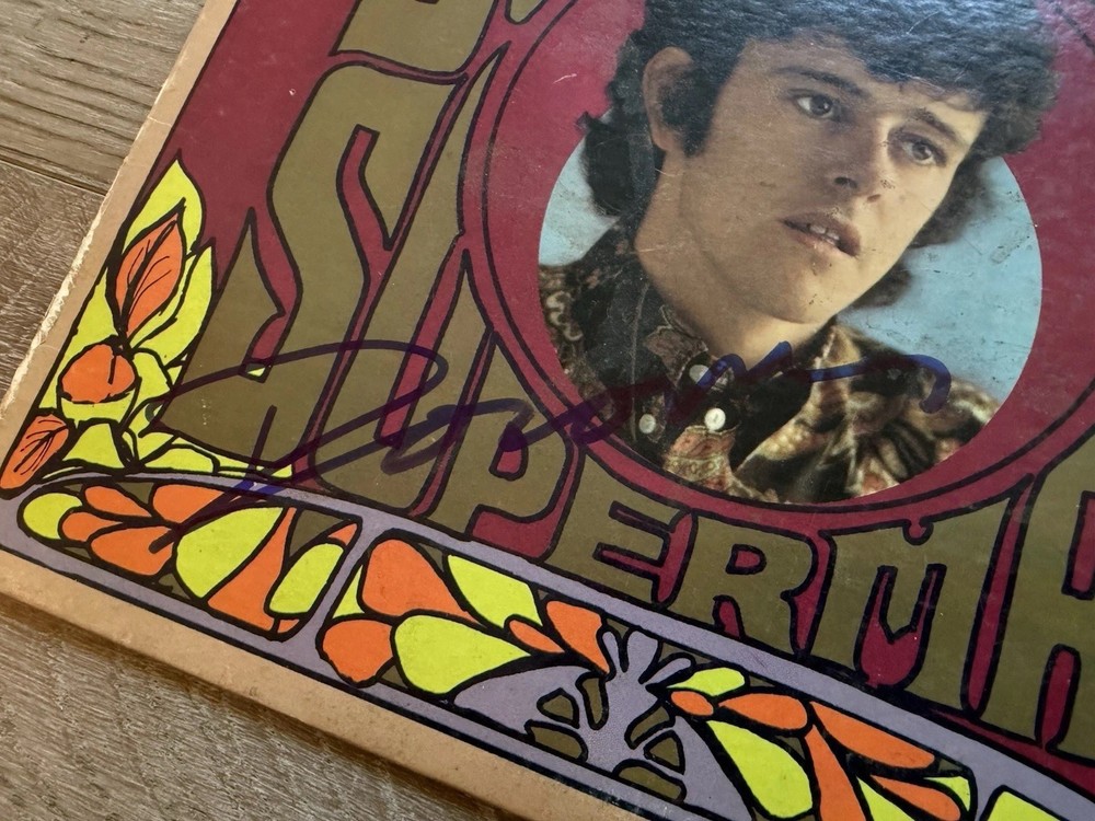 Donovan signed Sunshine Superman album LOA & photo proof