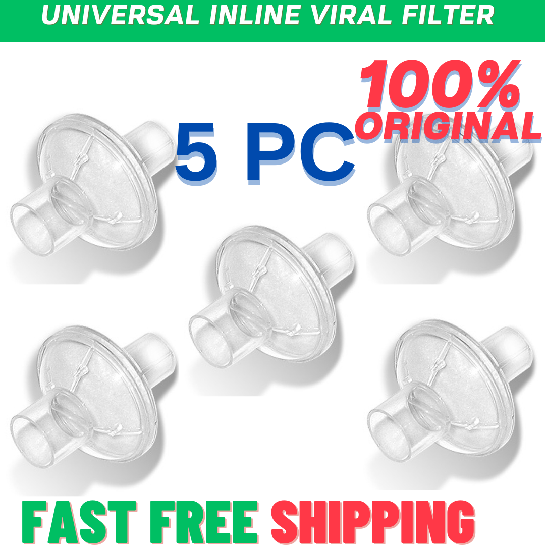 Universal Inline Bacterial Viral Filter CPAP Machines Stop Virus Bacteria H1605