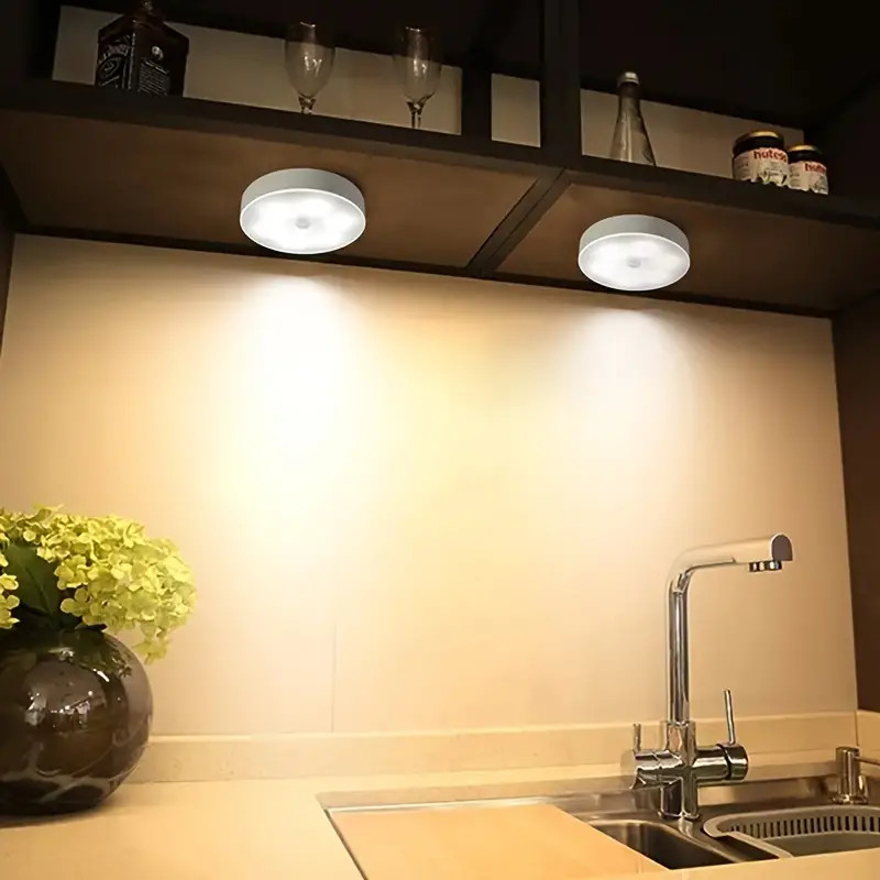Rechargeable LED Motion Sensor Under Cabinet Closet Light USBCharge Kitchen Lamp